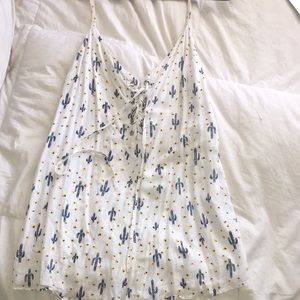Cactus print romper